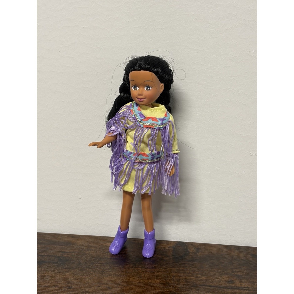 Vintage 1990s Native American Heartland Dancing Brook #1551 Kid Kore 7" Doll